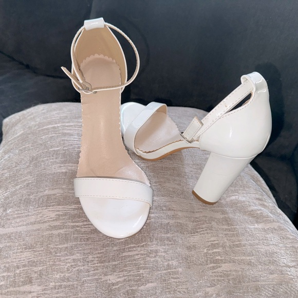 ZriEy Women's Chunky High Heels 4 Inches Block High heels - Picture 4 of 7